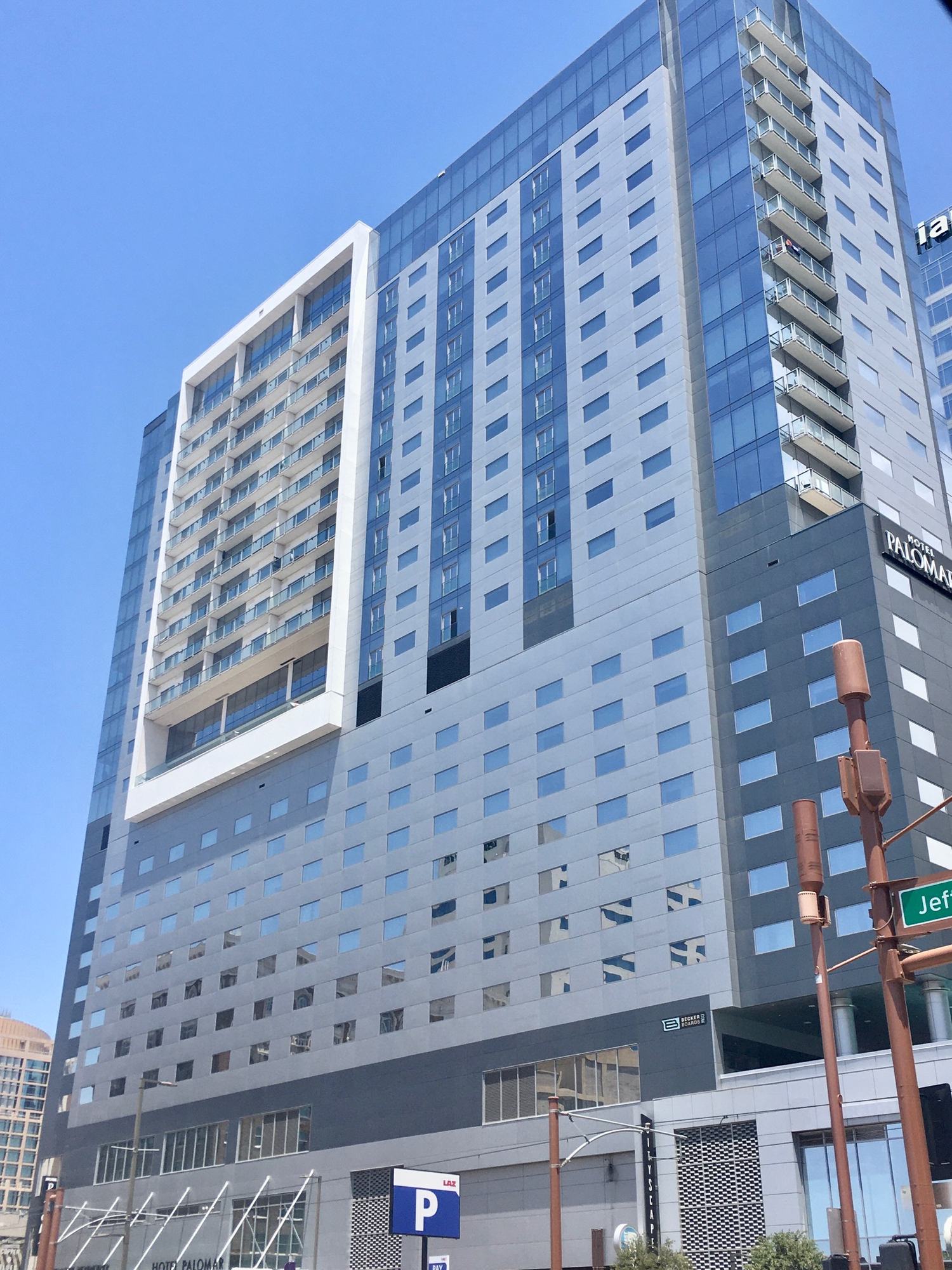 The Kimpton Hotel Palomar tower at CityScape in downtown Phoenix