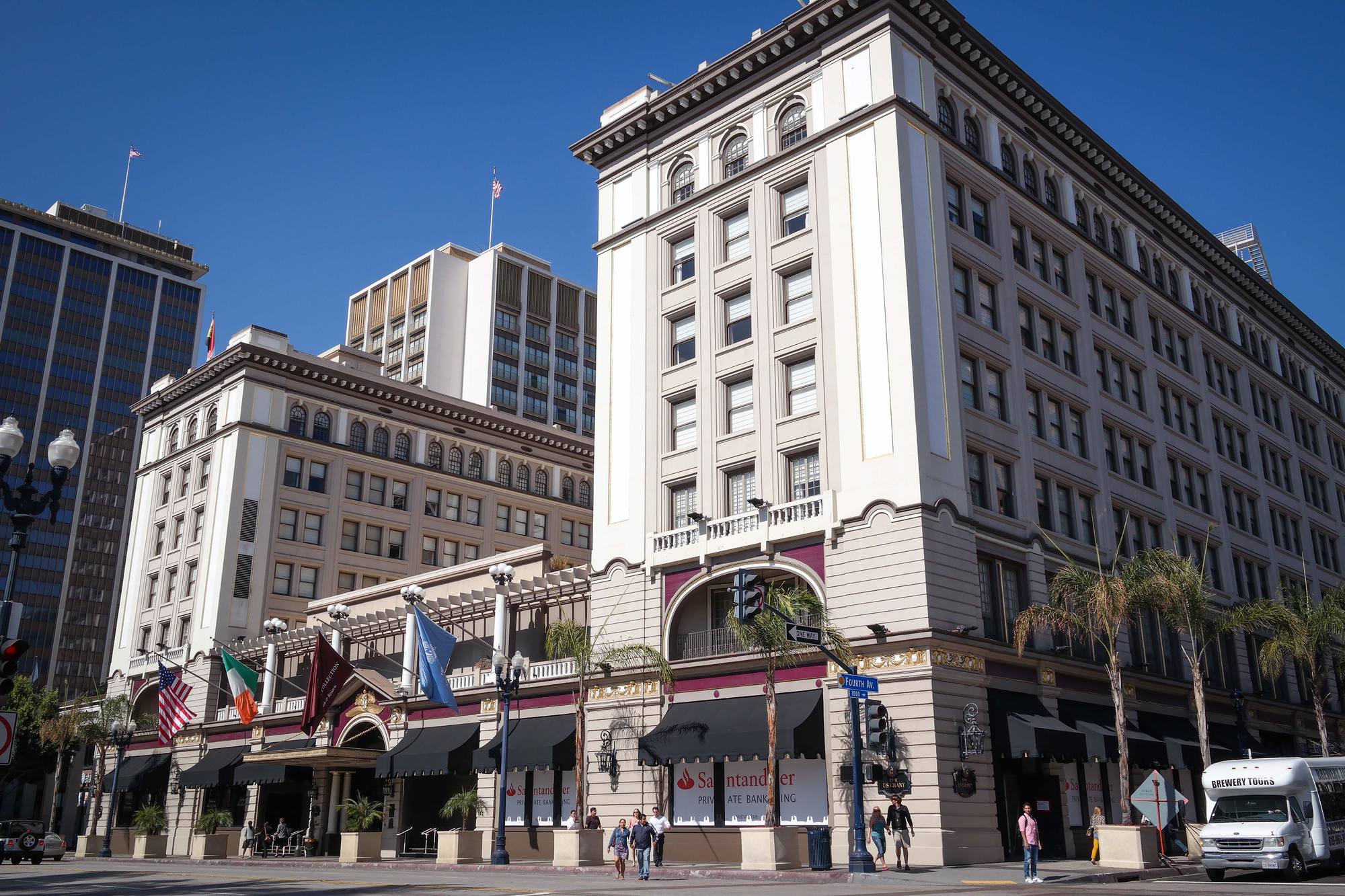 The US Grant hotel in downtown San Diego